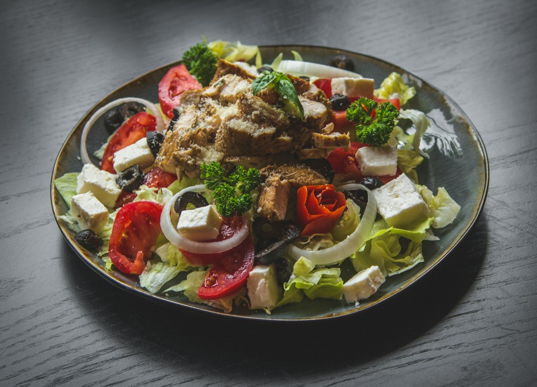 Keto Greek Salad with Grilled Chicken
