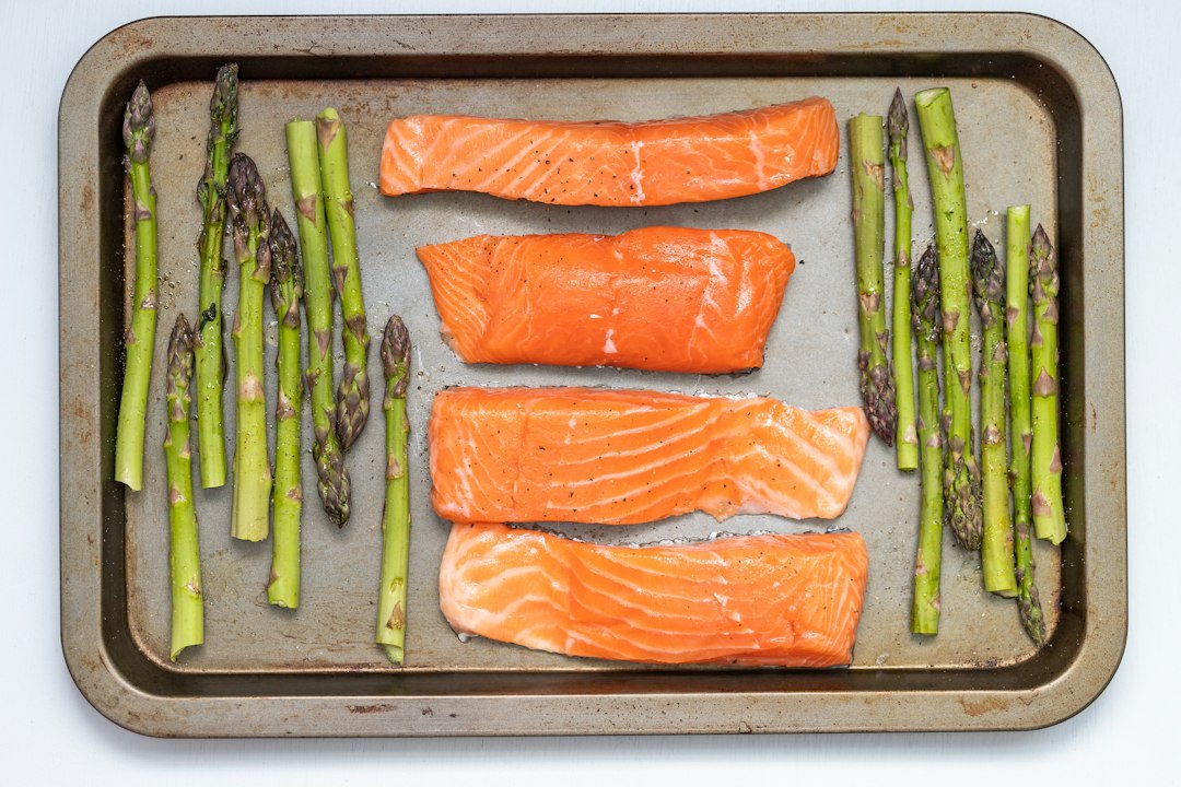 Sheet-Pan Salmon with Asparagus and Lemon Butter